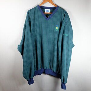 VTG Star Bus Firestone Sz 2XL Weather Screen Windbreaker Pullover Mens USA Made